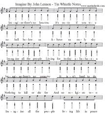We Wish You A Merry Christmas ноты для гитары Imagine John Lennon Tin Whistle Notes Tin Whistle Native American Flute Music Sheet Music