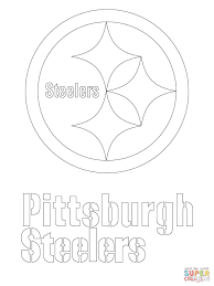Pittsburgh Steelers Logo Coloring Page From Nfl Category Select From 27252 Pr Pittsburgh Steelers Logo Pittsburgh Steelers Crafts Pittsburgh Steelers Pictures