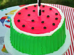 Whether you are a novice decorator looking for some easy buttercream frosting techniques or someone with more experience who wants to gather ideas for fondant cake. Watermelon Birthday Cake Savvymom
