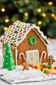 Xmas gingerbread house canvas wall art print, christmas home decor. Gingerbread House Recipe Simple Joy