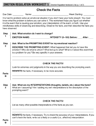Dbt Skills Group Emotion Regulation Week 5 Checking The Facts Dialectical Behavior Therapy Dbt Skills Dbt Therapy