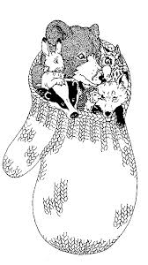 Animals Of The Mitten Coloring Page Animal Coloring Pages Coloring Pages Mitten