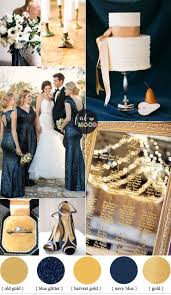 Download the different hex colors of midnight blue and gold palette. Gold And Navy Blue Wedding Color Palette For Classic Winter Wedding
