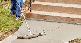 Resurfacing A Sidewalk Is Easy To Diy Concrete Patio Makeover Sidewalk Repair Concrete Patio