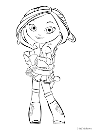 Раскраска - Сказочный Патруль - Варя | MirChild