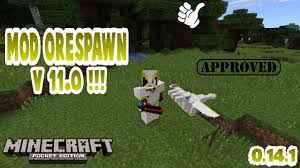Orespawn addon adds new items from the original mod for minecraft java edition created by theycallmedanger. Minecraft Pe 0 14 1 Mod Orespawn V11 0 Ultra Spawn Mcpe 0 14 1 Pocket Edition Youtube
