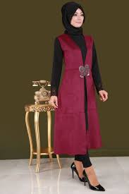 Sonbahar Kis Metal Aksesuar Detayli Suet Yelek Bordo Urun Kodu Kprs9660 59 90 Tl Basortusu Modasi Moda Kiyafetler The Dress