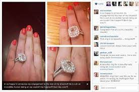 Elaine Alden Landry Fields Engaged A Ring Analysis Celebrity Engagement Rings Engagement Rings Rings