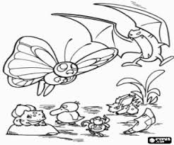 Coloring pages for children : Pokemon Coloring Pages Printable Games 3