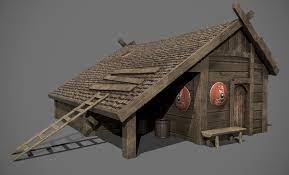 Step inside a viking longhouse to understand what everyday life was really like. Artstation Scandinavian Viking House Evgeniy Dmitriev Viking House Vikings Nordic Architecture