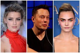 He and actress talulah riley were married two separate times. Elon Musk Denies Having A Threesome With Ex Amber Heard And Cara Delevingne London Evening Standard Evening Standard