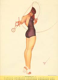 He later moved to chicago, illinois, and enrolled in the art institute there.later, best was represented in new york by american artists.during this time he painted several covers for the saturday. Curvy Pin Up By George Petty