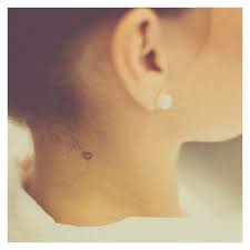 Small Tattoo Heart Tattoo Neck Tattoo Cute Tattoo Delicate Tattoo Neck Tattoo Small Neck Tattoos