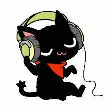 February Playlist Gamer Cat Animated Icons Cute Drawings