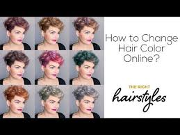 Online Hair Color Changer The Right Hairstyles Youtube In 2020 Hair Color Changer Change Hair Color Hair Color