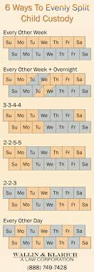 6 Ways To Split Child Custody Evenly