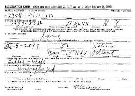 Draft Cards Selective Service System Selective Service System