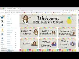 How to create a banner for your canvas home page in powerpoint select a theme from the list of options at the top of the screen. How To Insert Upload Buttons Banners Onto A Canvas Page Youtube