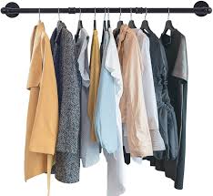 Clothing display racks are essential for displaying and organizing retail apparel, making it easy to sort style, color and size options or for grouping discount and sale items when necessary plus of course providing easy solutions for store merchandiser and an easy browsing experience for the customer. Rebrilliant Clothing Rack Wall Mount 43 Industrial Pipe Clothes Rack For Hanging Clothes Heavy Duty Iron Garment Rack Bar Retail Display Clothes Rod For Closet Laundry Room Vintage Retail Hanger Display Rack Cloth Hanger Wayfair