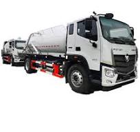 Foton 4X2 Septic Tank Sewage & Fecal Suction Truck LHD / Rhd 10-16ton with  Liquid Ring Vacuum Pump