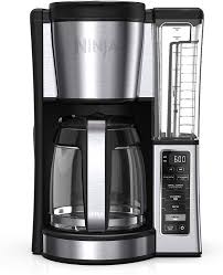 Cuisinart 12 cup programmable coffee maker stainless steel thermal carafe. Amazon Com Ninja Ce251 Programmable Brewer With 12 Cup Glass Carafe Black And Stainless Steel Finish Kitchen Dining