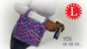 Free shipping with $50 purchase at l.l.bean. Loom Knit Bag Purse Small Yarn Holder Tote Bag Pattern On Round Circular Loom Loomahat Youtube
