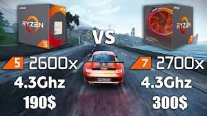 Amd ryzen threadripper 1900x vs amd ryzen 7 2700x. Ryzen 5 2600x Vs Ryzen 7 2700x Test In 8 Games Youtube