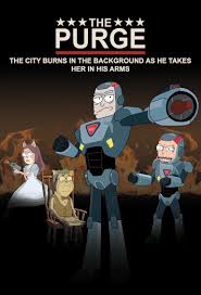 Working On A Poster From One Of My Favorite Rick And Morty Episodes Based On The Movie Poster For The Purge Election Year The Lighthouse Keeper Is One Of My All Time