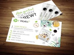 Switchit's digital business card platform makes designing a card simple, convenient, and reliable—create what you need in no time! It Works Business Cards Tank Prints