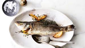 Roasted Branzino With Lemon And Thyme Recipe In 2020 Roast Fish Recipes Fish Seafood