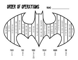 Order Of Operations Coloring Sheet Order Of Operations Basic Math Worksheets Math Coloring Worksheets