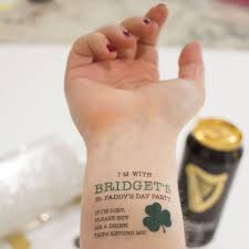 You have 7 calendar days to return an item from the date you received it. St Patrick S Day Temporary Tattoos Celebrate Saint Paddy S With These Shamrock Beauties Trendy Wedding Favors Wedding Favors Custom Tattoo