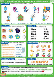 Do you know the elements of a complete sentence? Level 2 Unit 8 Green Bingobongo Curriculum Cards Bingobongo