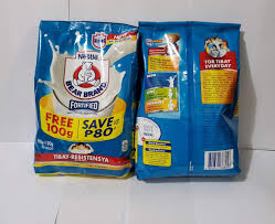 2 X 900 Grams Bear Brand Fortified Powdered Milk Drink W Iron Zinc Vitamin C 2 X 900 Amazon Com Grocery Gourmet Food