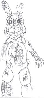Bonnie how to draw easy. Withered Toy Bonnie By Crossovergamer On Deviantart