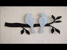 Baby boy tree wall decal nursery wall decal and birds blue cherry blossom birds wall decals tree. Diy Bird Wall Decor Ideas Easy Wall Decoration Ideas How To Decorate Your Wall Easily Youtube Bird Wall Decor Simple Wall Decor Easy Wall