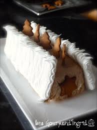 Recette Buche Glacee Aux Marrons Et Meringues Suisses 750g Recette Alimentation Recette Buche Faire Une Chantilly