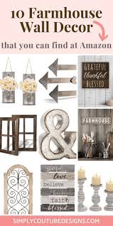 10 Farmhouse Wall Decor Finds At Amazon Farmhouse Wall Decor Farmhouse Wall Cheap Home Decor