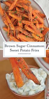 These Brown Sugar Cinnamon Sweet Potato Fries Are The Ultimate Fall Side Dish Perfect For Sweet Potato Cinnamon Sweet Potato Fries Sweet Potato Recipes Fries