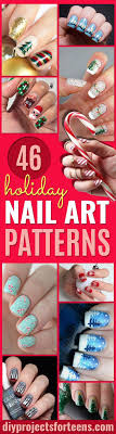 We may earn commission from the links on this page. 46 Creative Holiday Nail Art Patterns Nail Art Designs Diy Christmas Nails Diy Holiday Nail Art