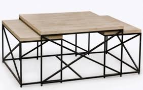 Longueur 110 x profondeur 60 x hauteur 45 cm structure en acier forgé et soudé des tubes de 1 5 à 2 mm. Tables En Bois Et Fer Forge Tables Gigognes Originale Et Tendance Furniture Table Coffee Table