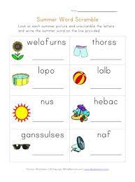 Home > language arts > vocabulary > worksheets > word scramble worksheets. Summer Word Scramble Worksheet All Kids Network