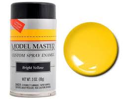 Model Master Car And Truck Spray Paint 2917 Bright Yellow