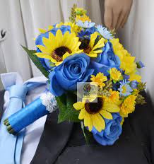 Check spelling or type a new query. Handmade Artificial Flower Wedding Flower Bride Holding Flowers Blue Yellow Sunflower Daisy Artificial Flowers Artificial Flowers Weddingflower Wedding Aliexpress