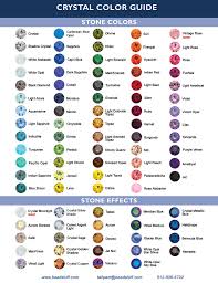 swarovski crystal color chart