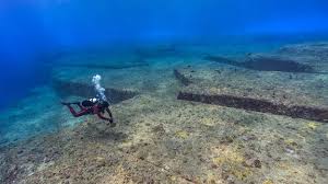 Japanese marine biologist masaaki kimura has identified ten structures off yonaguni and a further five related structures off the main island of okinawa.the structures include the ruins of a castle, a. Bbc Travel Japan S Mysterious Underwater City