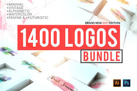 You can find powerpoint video templates, motion graphic templates, after effects logo templates. 1400 Logos Mega Bundle Pack In Logo Templates On Yellow Images Creative Store