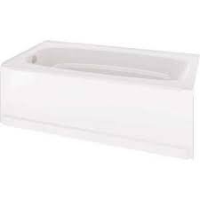 Check spelling or type a new query. Delta 40034l Classic 400 60 In Left Hand Drain Rectangular Alcove Bathtub In High Gloss White