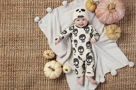 Mud Pie H1 Halloween Baby Skeleton One Piece Hat 11030415 Choose Size Baby Family Gifts