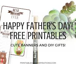 Cute and easy diy fathers day card ideas to make at home.diy fathers day cards tutorials for making origami shirt cards,tie theme cards. Happy Father S Day Gift Ideas Free Printable Cards And Diy Banners Printables And Inspirations